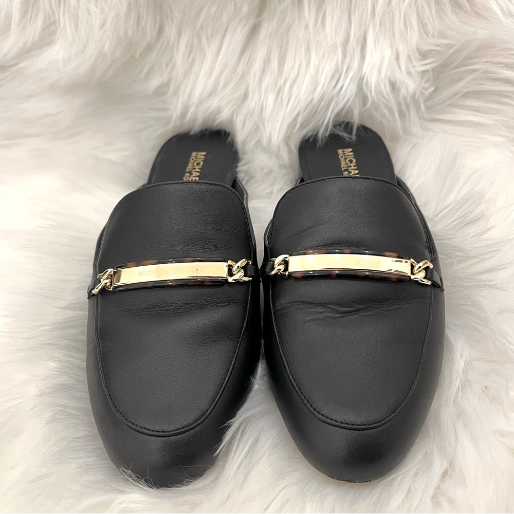 Michael Kors MK Nadia Slide / Mule - Black - Size 7